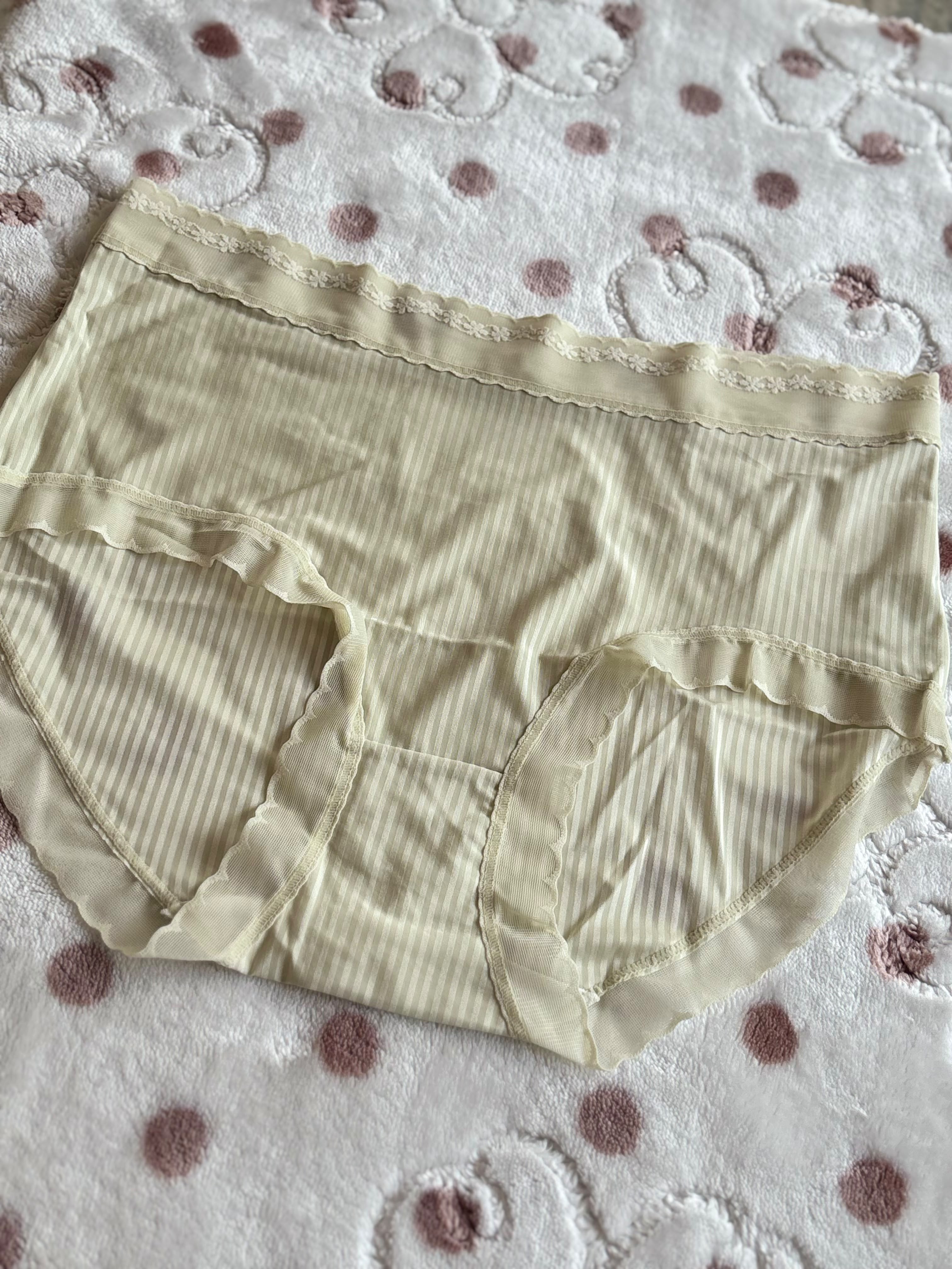 Ribbed lace seamless panty 🎀 TP33